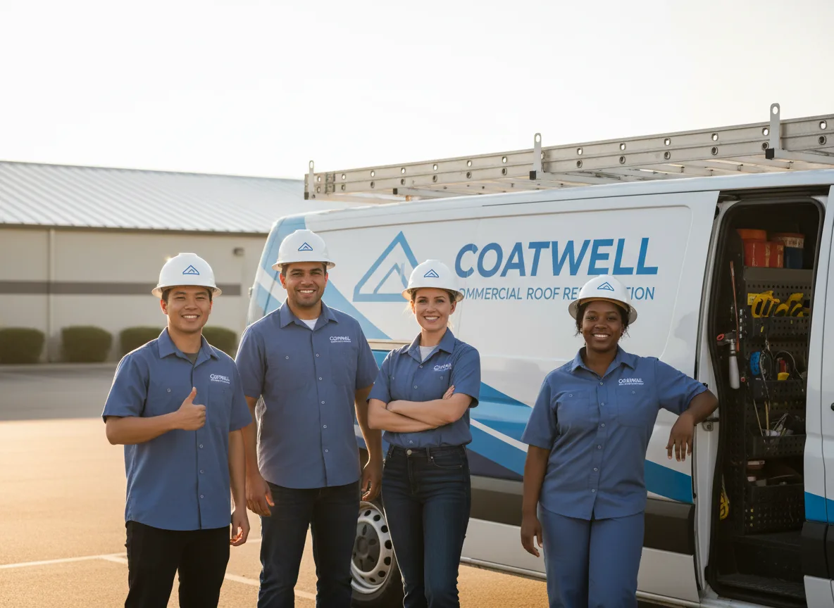 Commercial roof coating company in Denison, IA